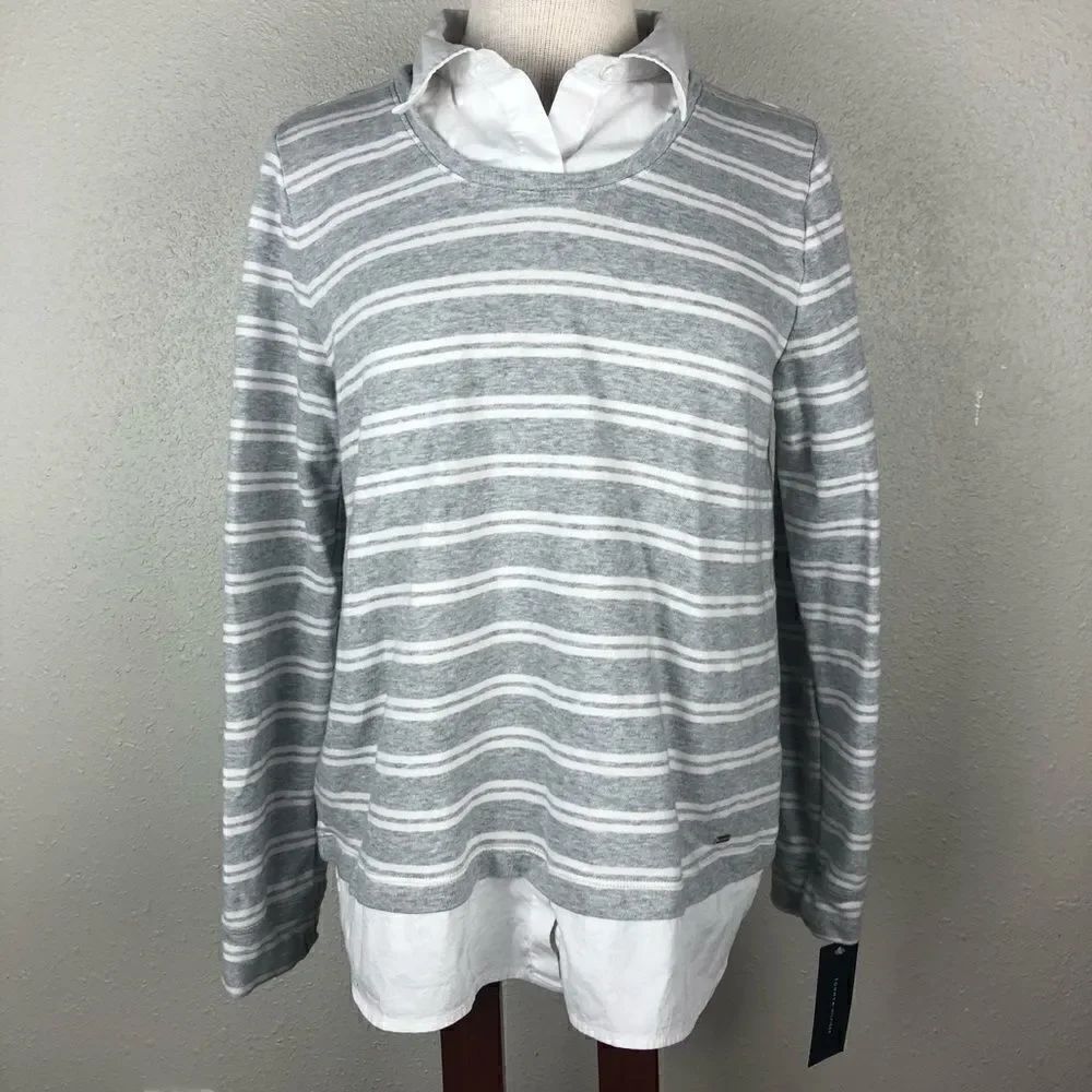 NWT Tommy Hilfiger Long Sleeve Top Size Large